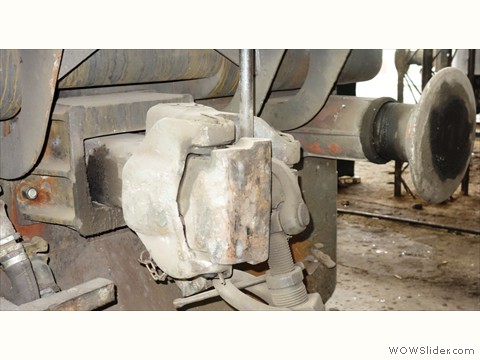 Over application of lubricant and accumulation of dust