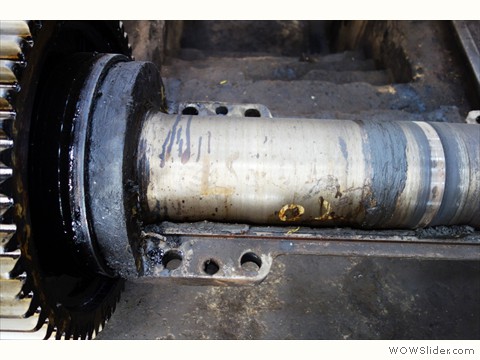 Over lubrication resulting into problem of cleaning