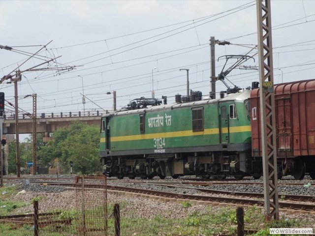 WAG9 hauling a freight train