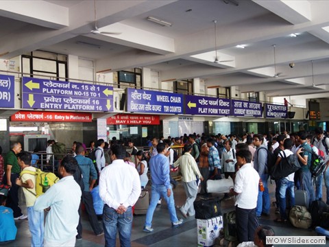 Non-ticketing area of a Railway Station