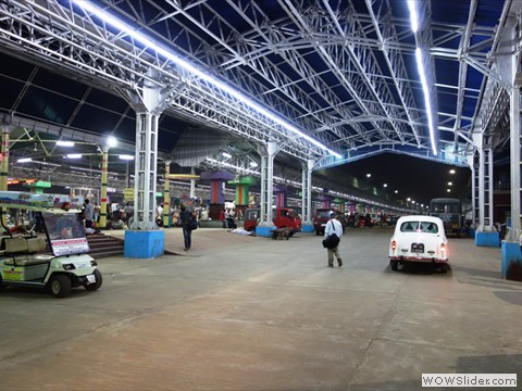 WOW view of a Railway Station during night