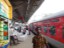 Rajdhani Train at Platform