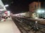 Passenger waiting for train during Night time