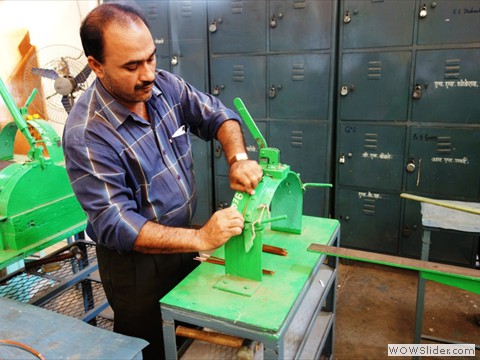 Artisan staff working in a Rewinding Workshop